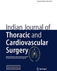 Indian Journal Of Thoractic And Cardiovascular Surgery